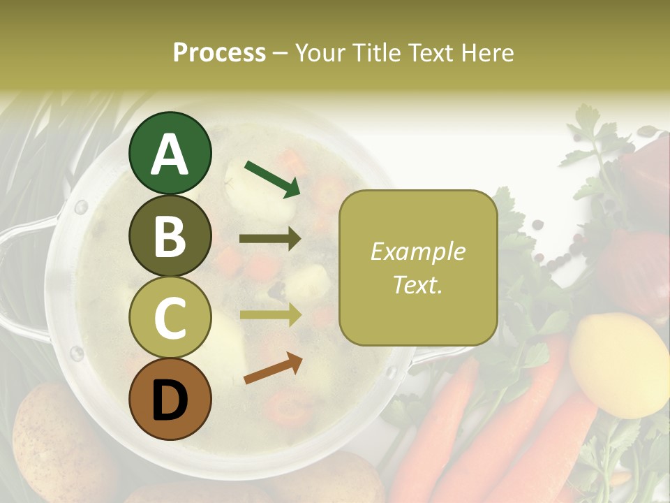 Lunch Cooking Ingredient PowerPoint Template