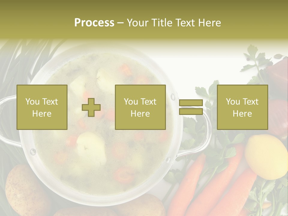 Lunch Cooking Ingredient PowerPoint Template