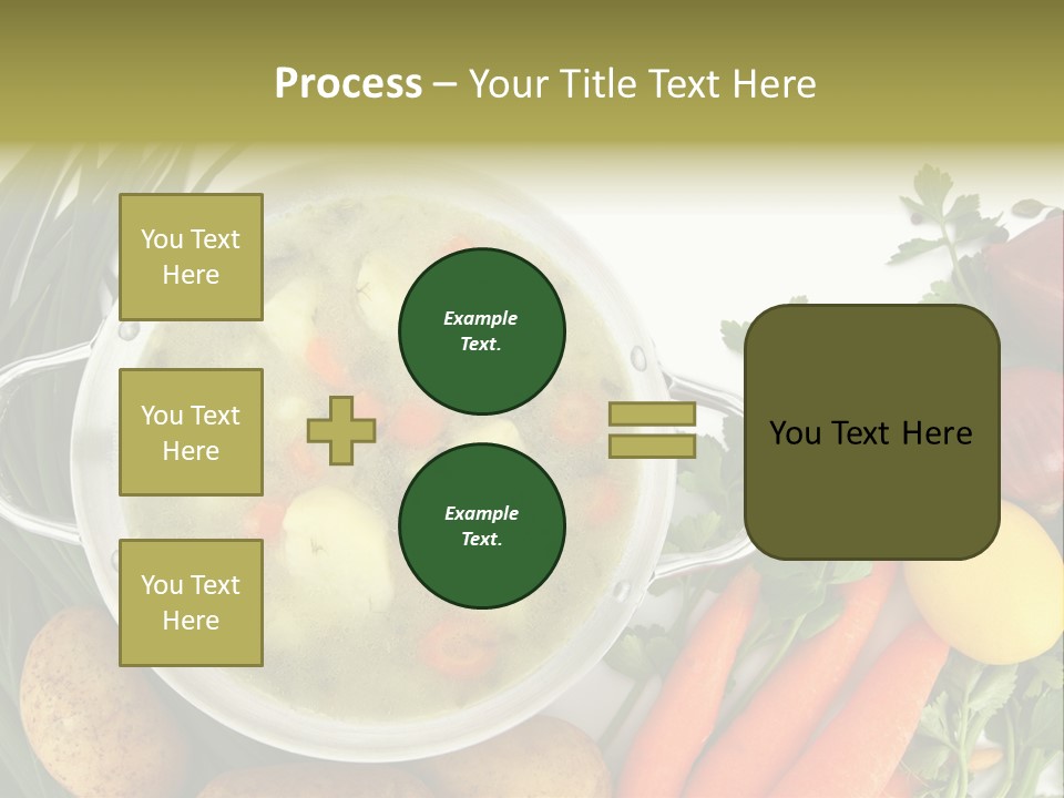 Lunch Cooking Ingredient PowerPoint Template