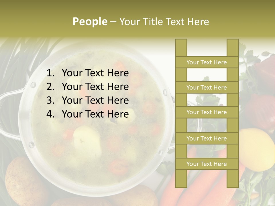 Lunch Cooking Ingredient PowerPoint Template