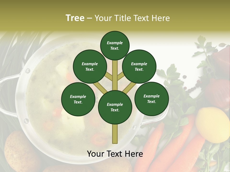 Lunch Cooking Ingredient PowerPoint Template