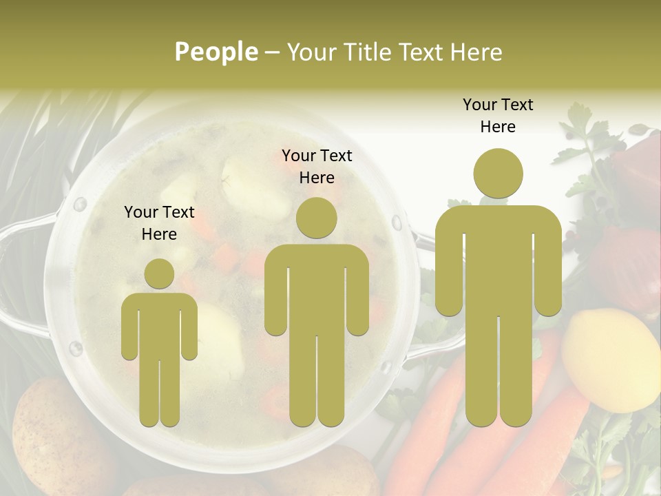 Lunch Cooking Ingredient PowerPoint Template