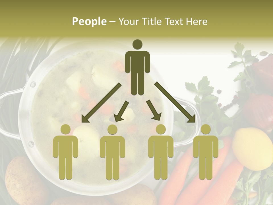 Lunch Cooking Ingredient PowerPoint Template