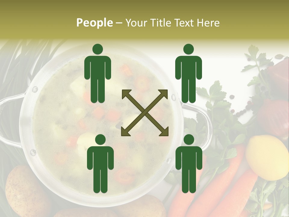 Lunch Cooking Ingredient PowerPoint Template