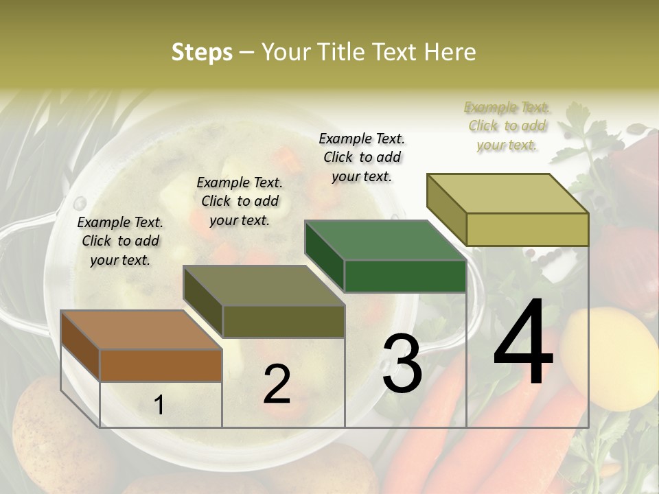 Lunch Cooking Ingredient PowerPoint Template