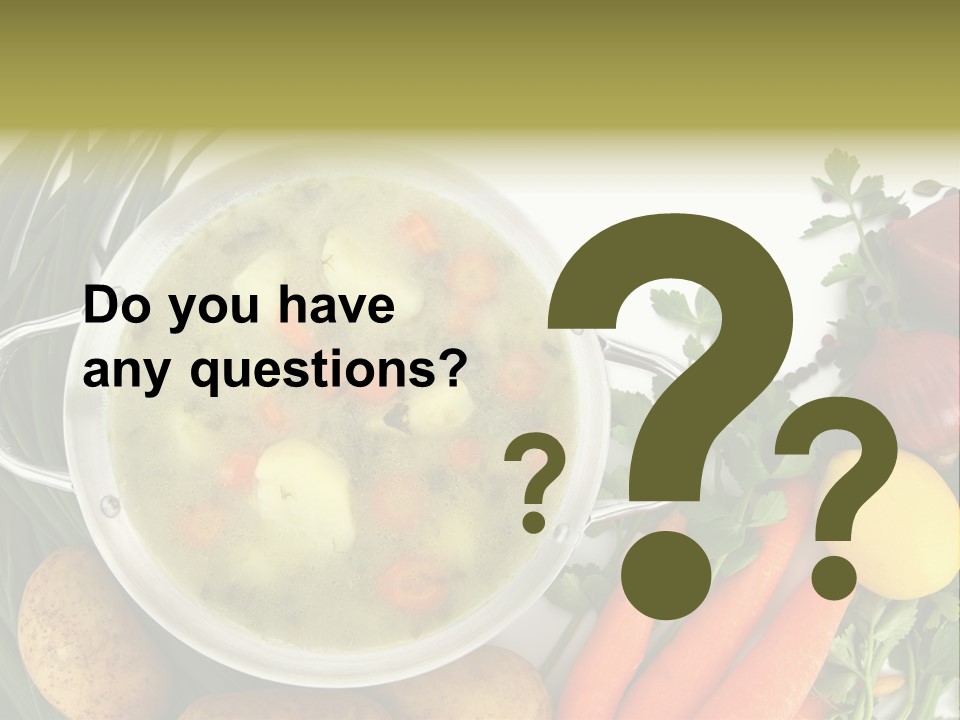 Lunch Cooking Ingredient PowerPoint Template