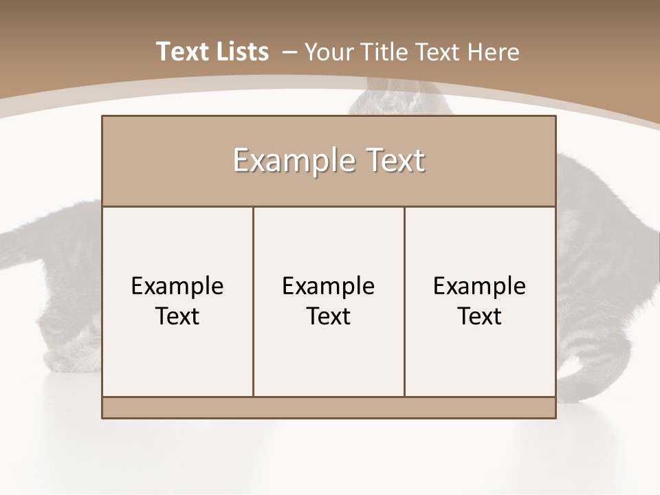 Pussy Postcard Front PowerPoint Template