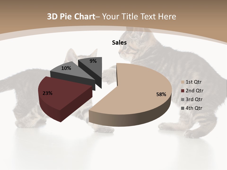 Pussy Postcard Front PowerPoint Template