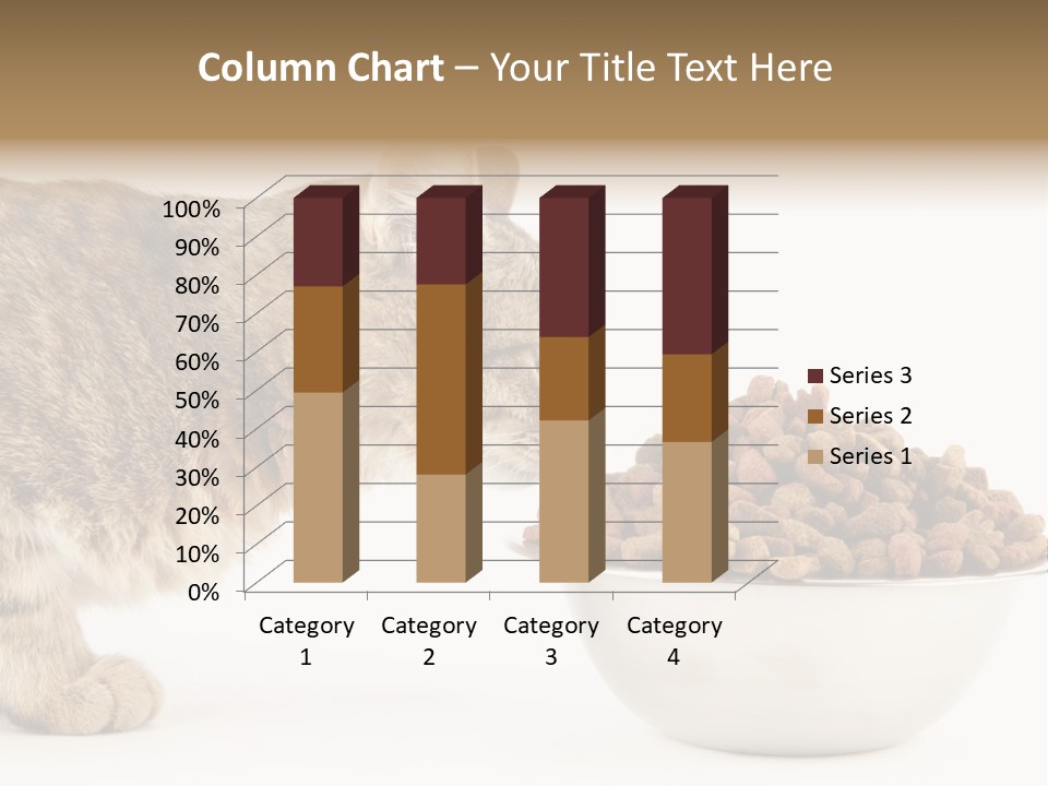 Cat Fur Food PowerPoint Template
