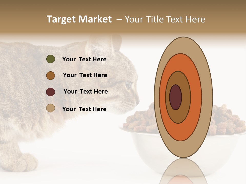 Cat Fur Food PowerPoint Template