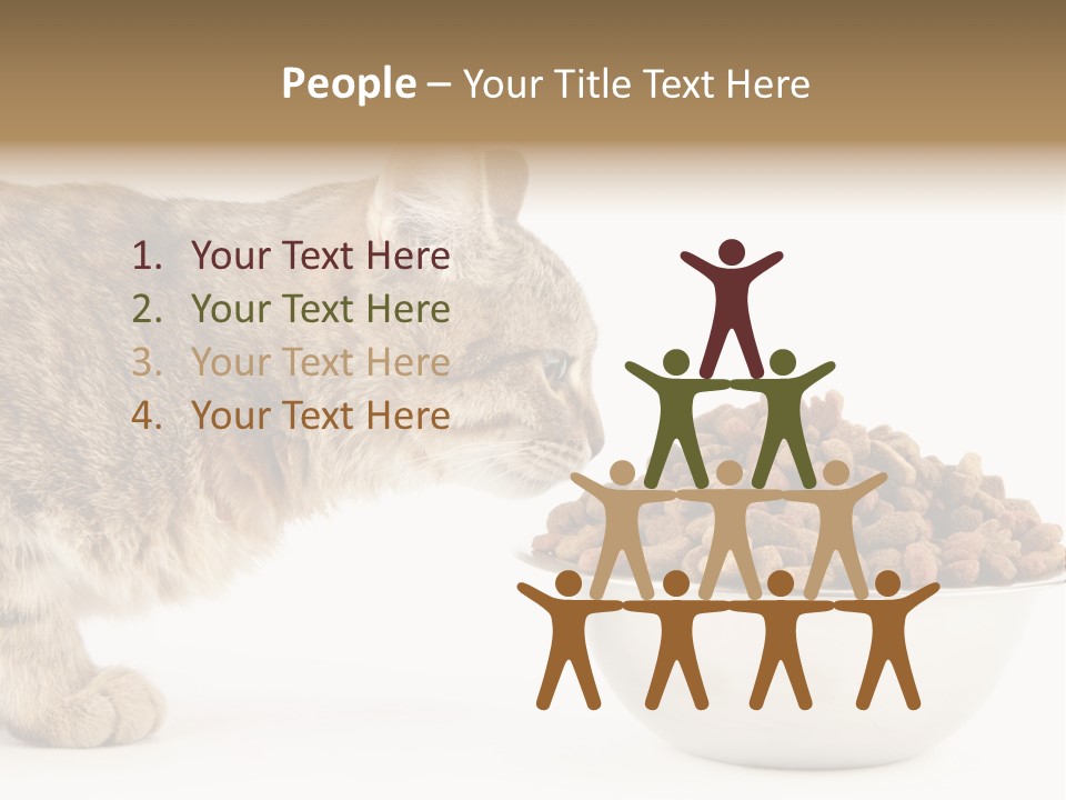 Cat Fur Food PowerPoint Template