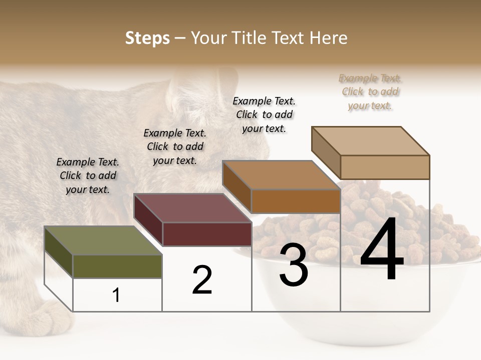 Cat Fur Food PowerPoint Template