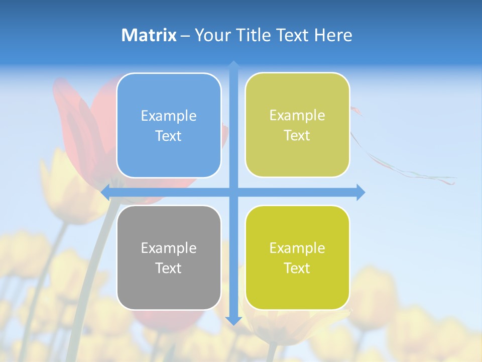 Freedom Gardening Flower PowerPoint Template