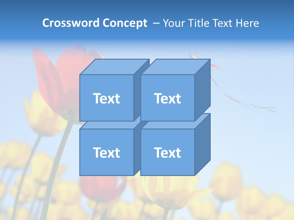 Freedom Gardening Flower PowerPoint Template