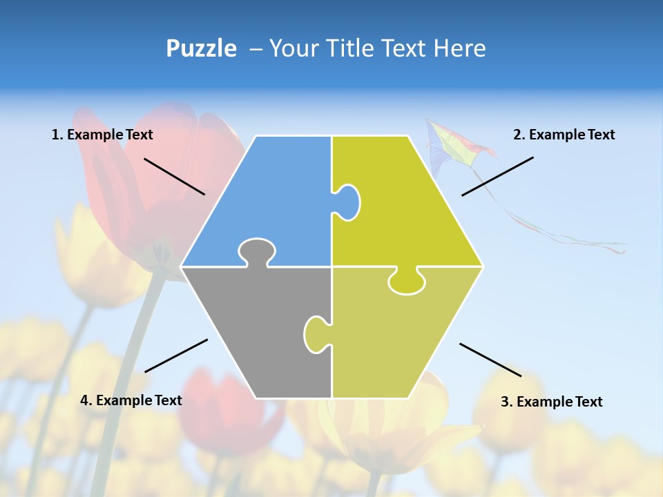 Freedom Gardening Flower PowerPoint Template