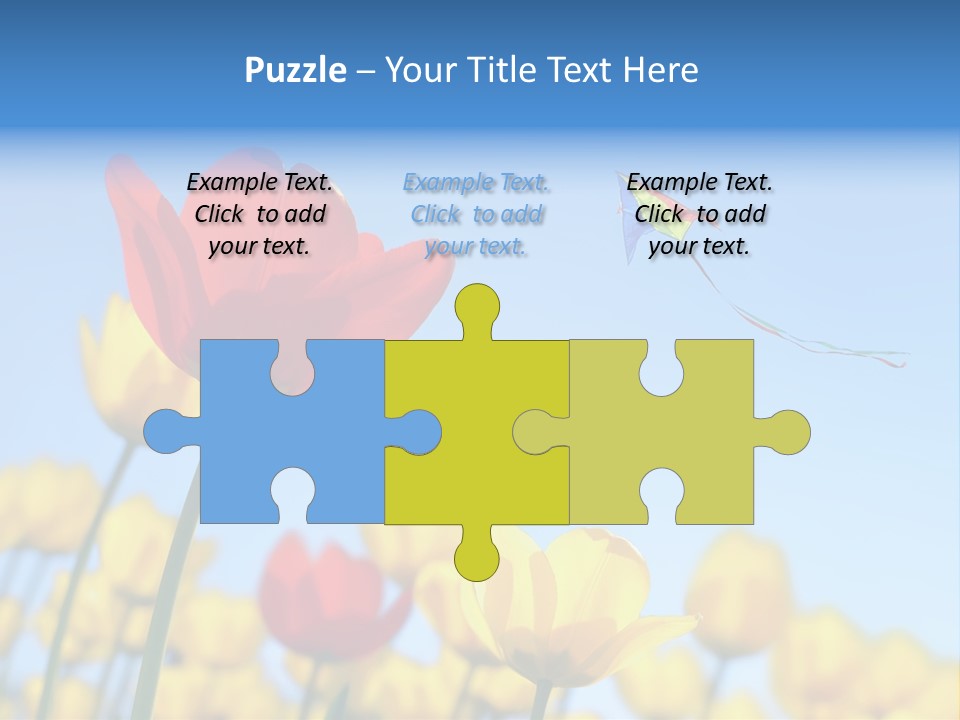 Freedom Gardening Flower PowerPoint Template