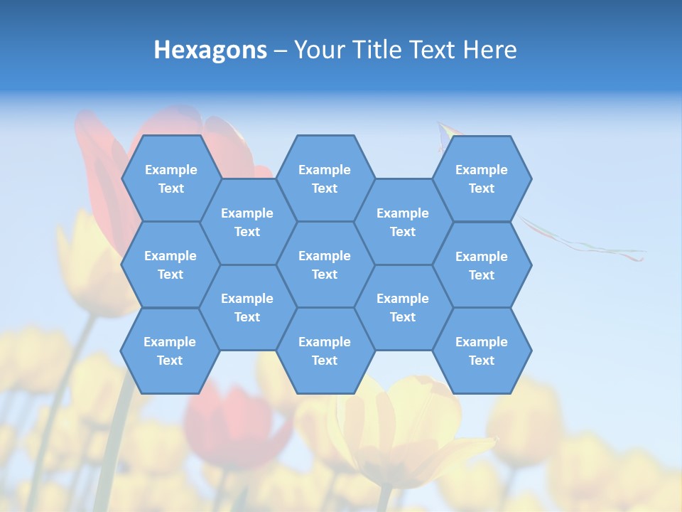Freedom Gardening Flower PowerPoint Template