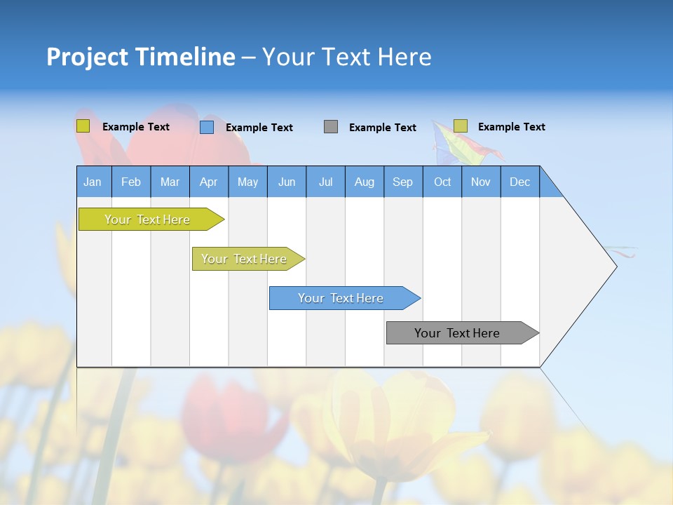 Freedom Gardening Flower PowerPoint Template