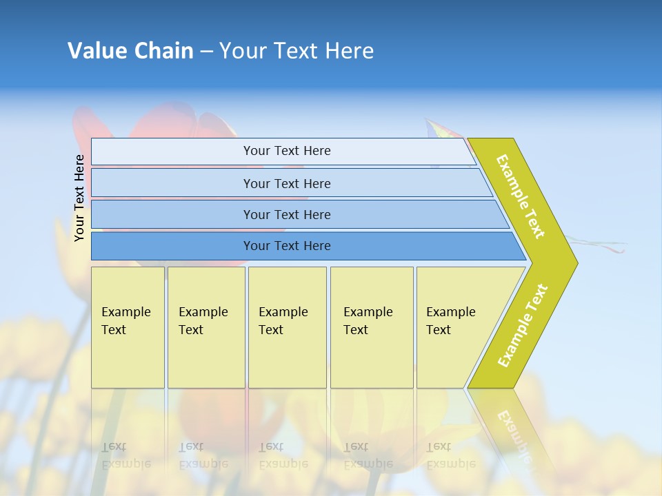 Freedom Gardening Flower PowerPoint Template