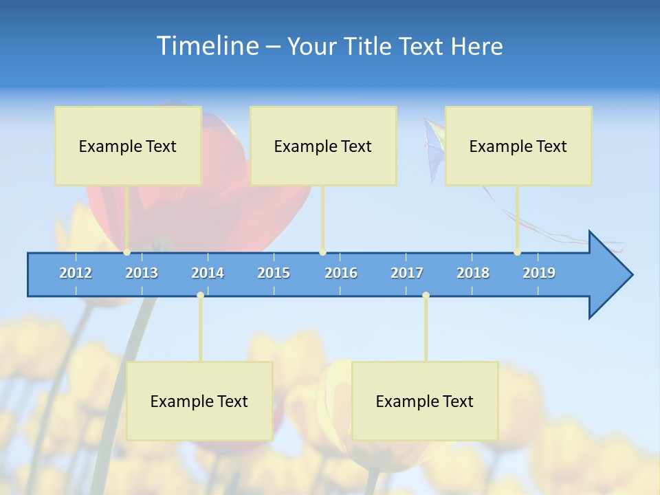 Freedom Gardening Flower PowerPoint Template