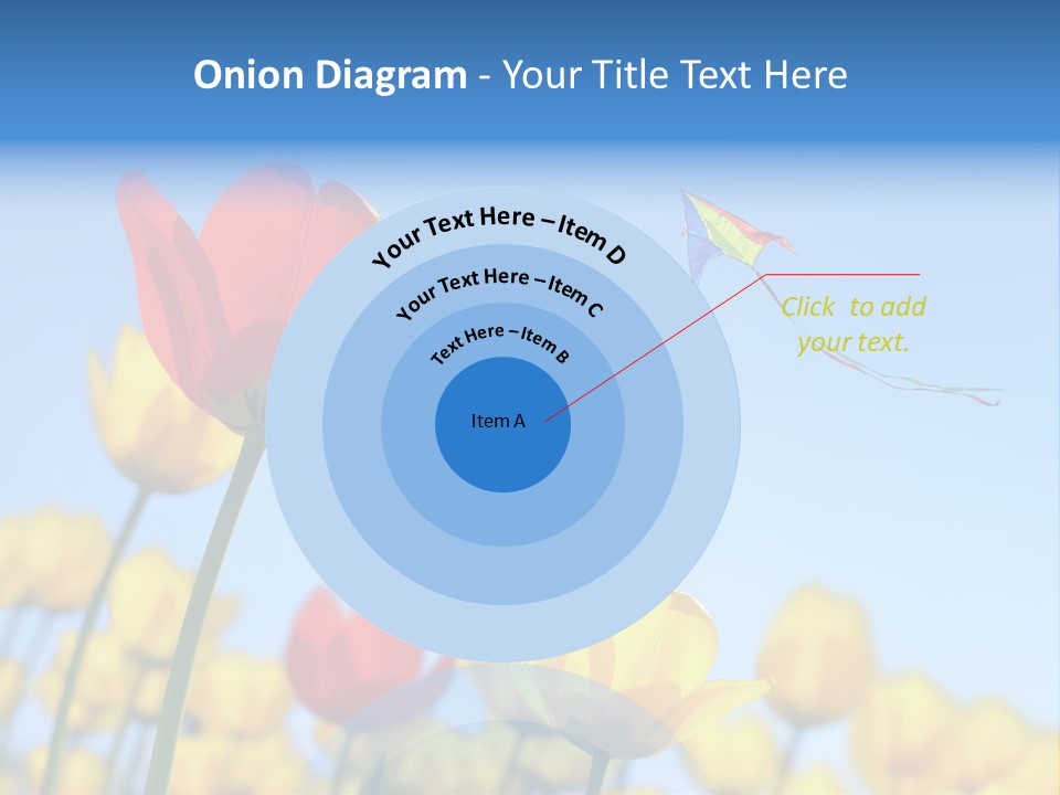 Freedom Gardening Flower PowerPoint Template