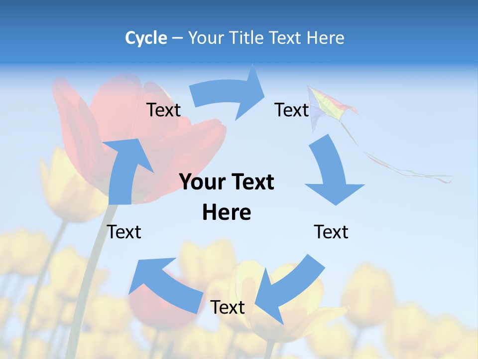 Freedom Gardening Flower PowerPoint Template