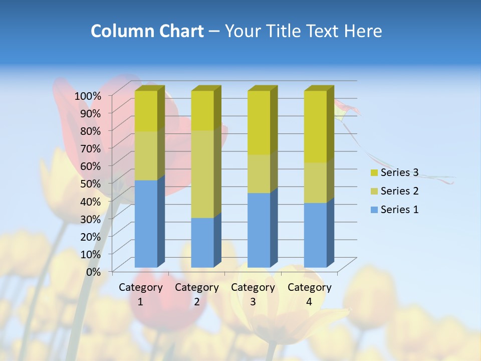 Freedom Gardening Flower PowerPoint Template
