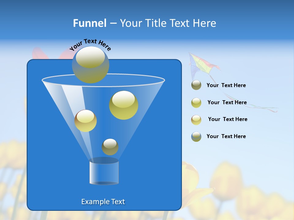 Freedom Gardening Flower PowerPoint Template