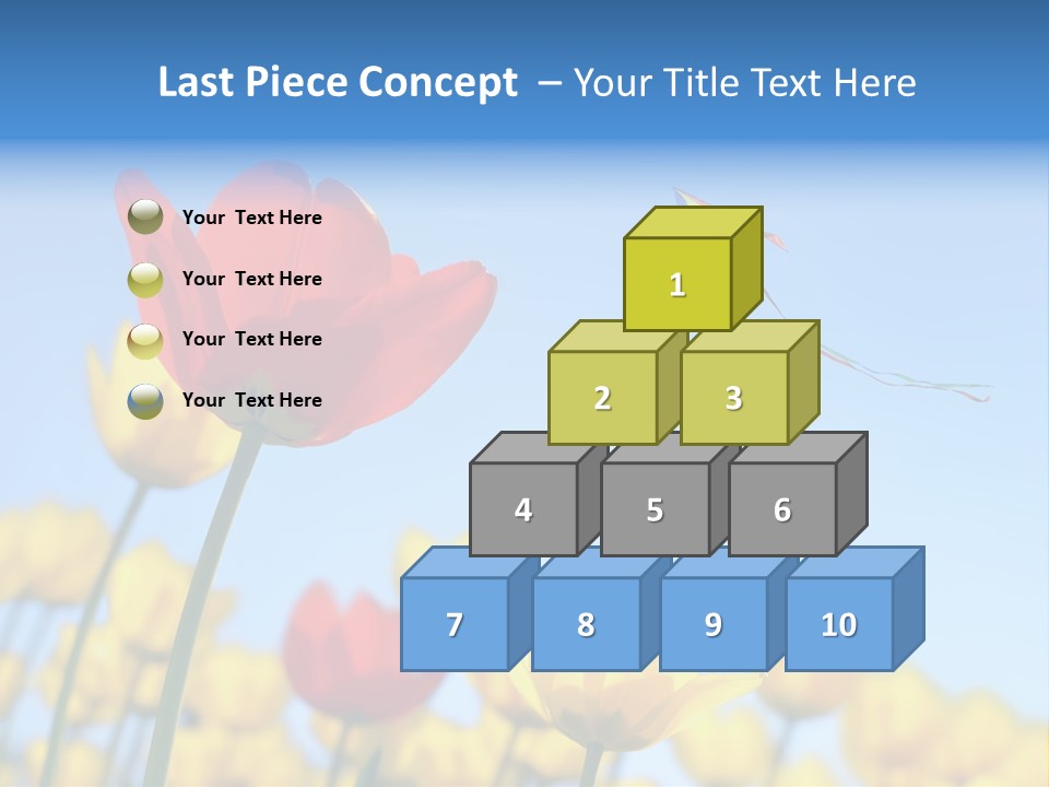 Freedom Gardening Flower PowerPoint Template