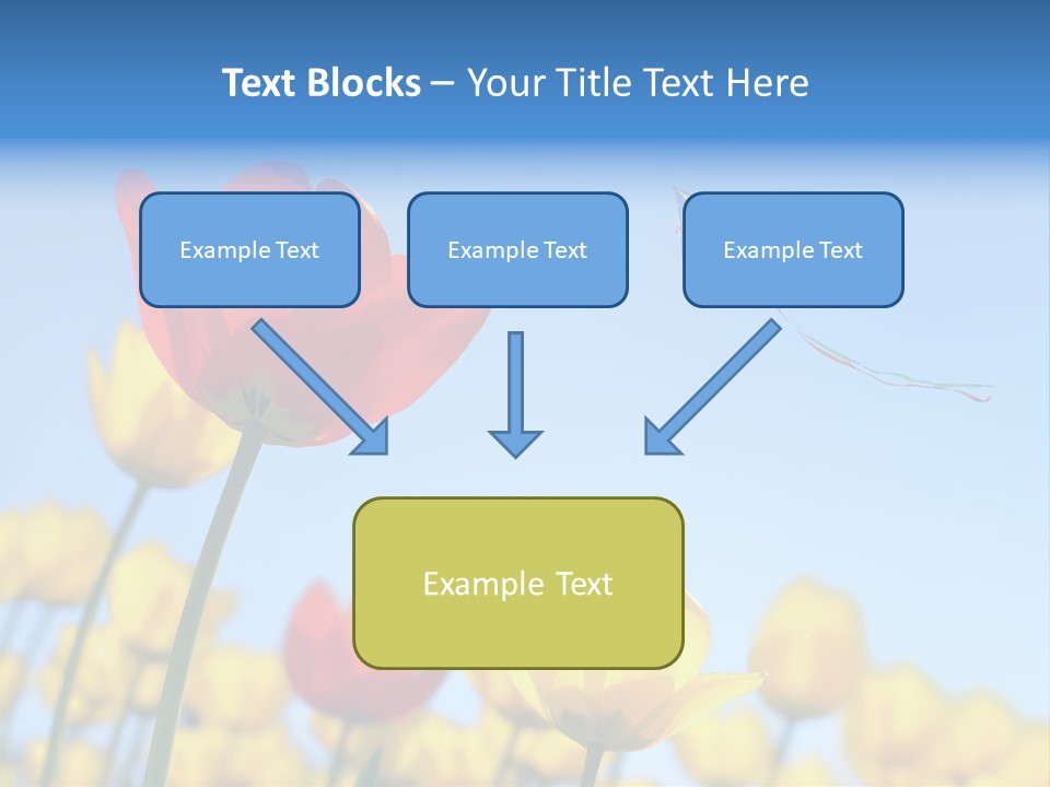 Freedom Gardening Flower PowerPoint Template
