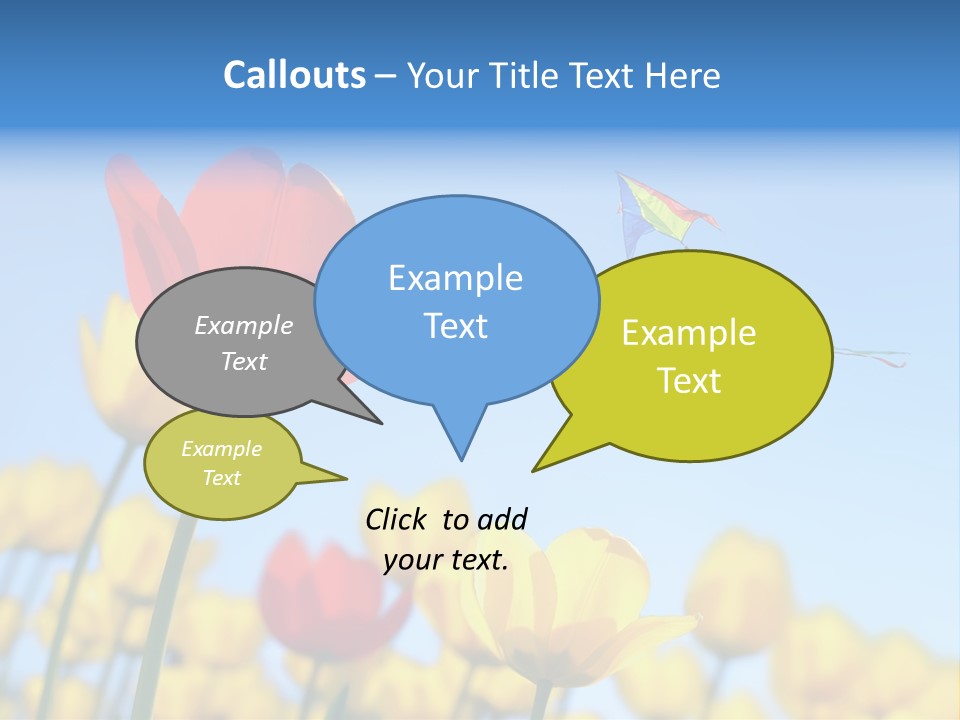 Freedom Gardening Flower PowerPoint Template