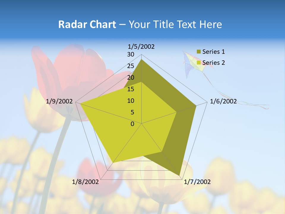 Freedom Gardening Flower PowerPoint Template
