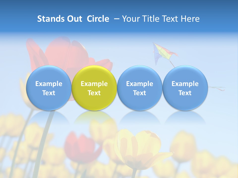 Freedom Gardening Flower PowerPoint Template