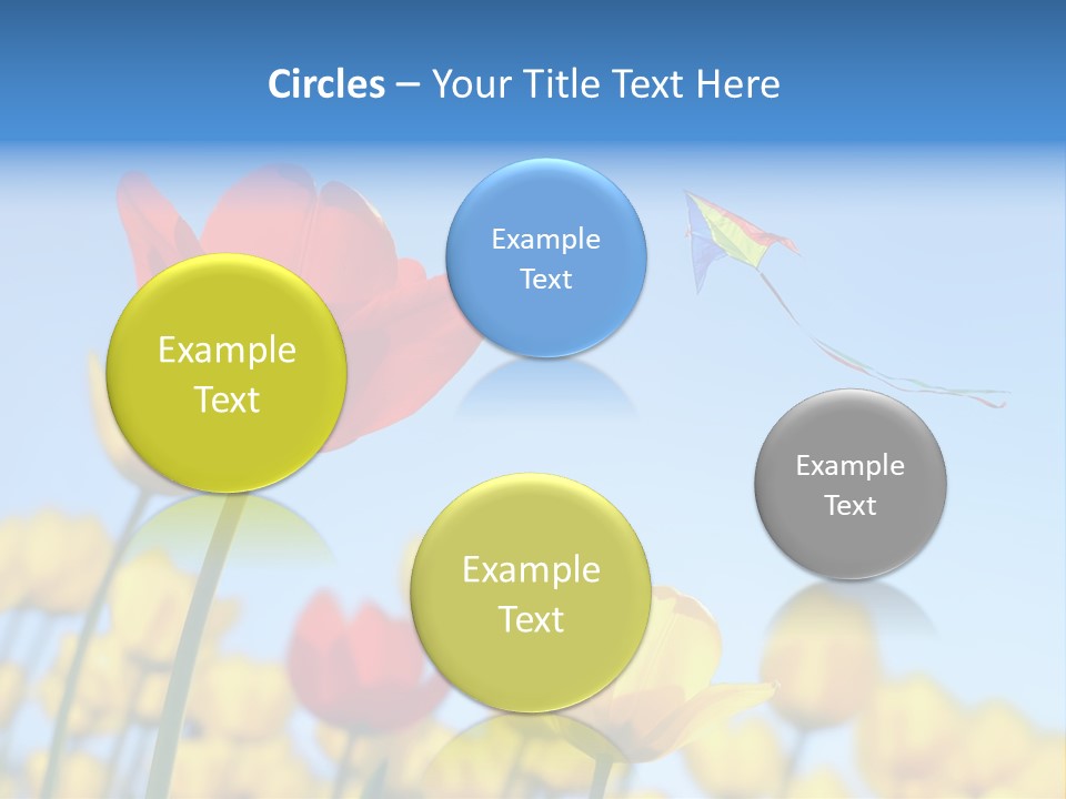 Freedom Gardening Flower PowerPoint Template
