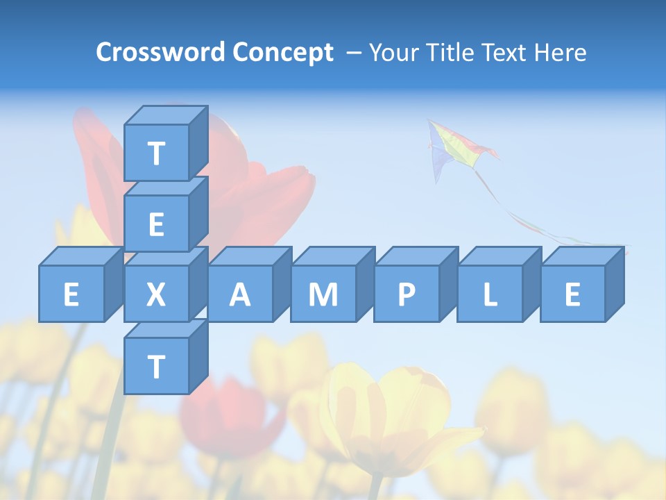 Freedom Gardening Flower PowerPoint Template