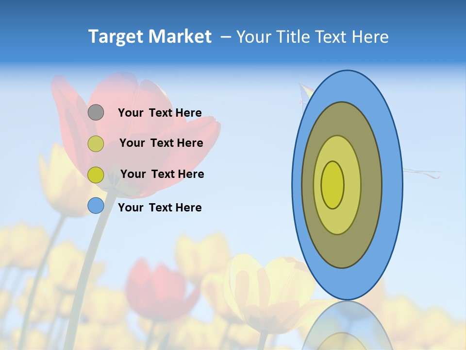 Freedom Gardening Flower PowerPoint Template