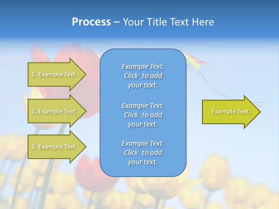 Freedom Gardening Flower PowerPoint Template