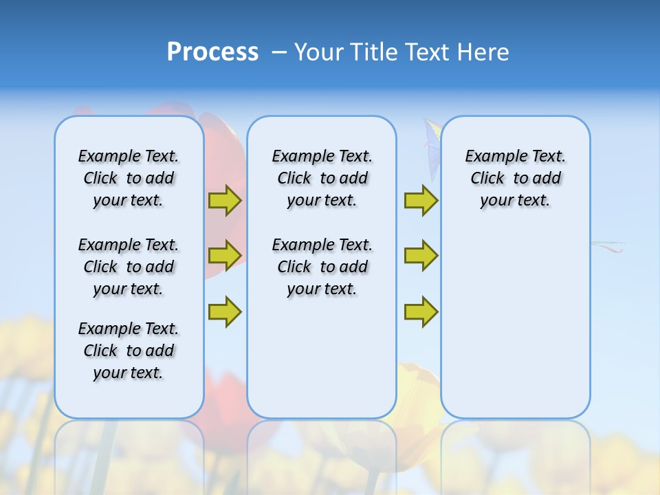 Freedom Gardening Flower PowerPoint Template