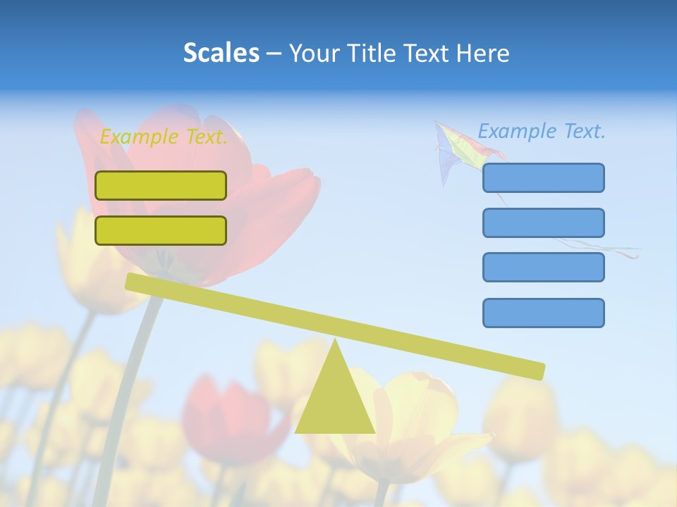 Freedom Gardening Flower PowerPoint Template