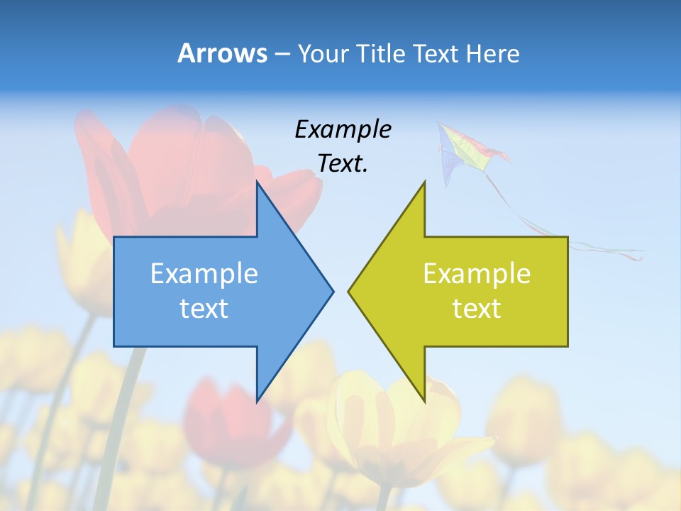 Freedom Gardening Flower PowerPoint Template