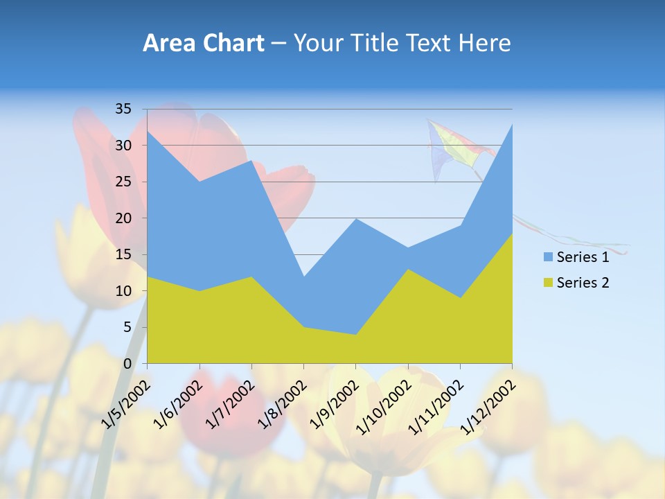 Freedom Gardening Flower PowerPoint Template