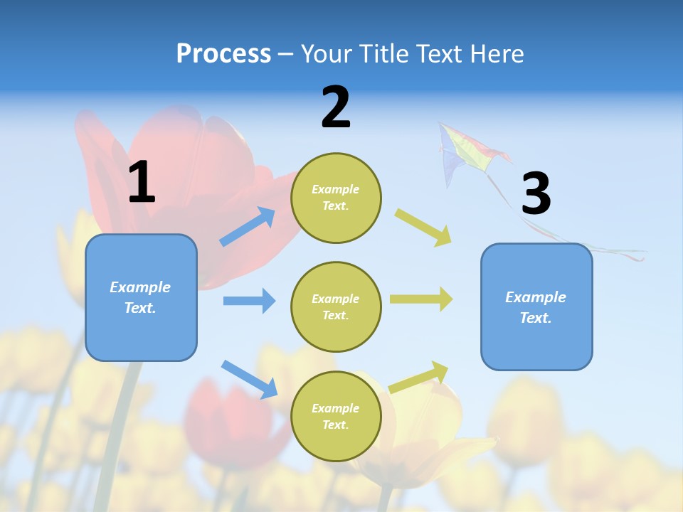 Freedom Gardening Flower PowerPoint Template