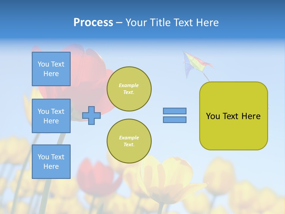 Freedom Gardening Flower PowerPoint Template