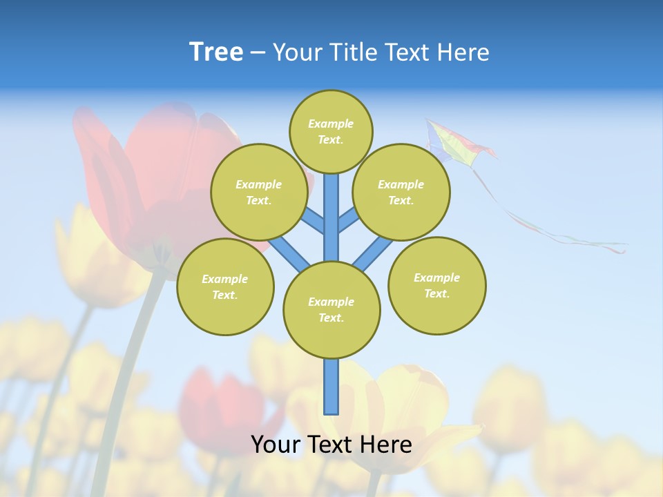 Freedom Gardening Flower PowerPoint Template
