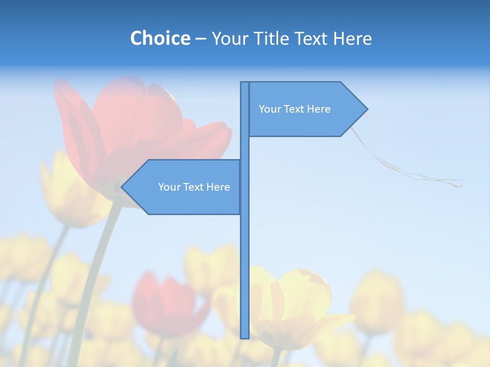 Freedom Gardening Flower PowerPoint Template