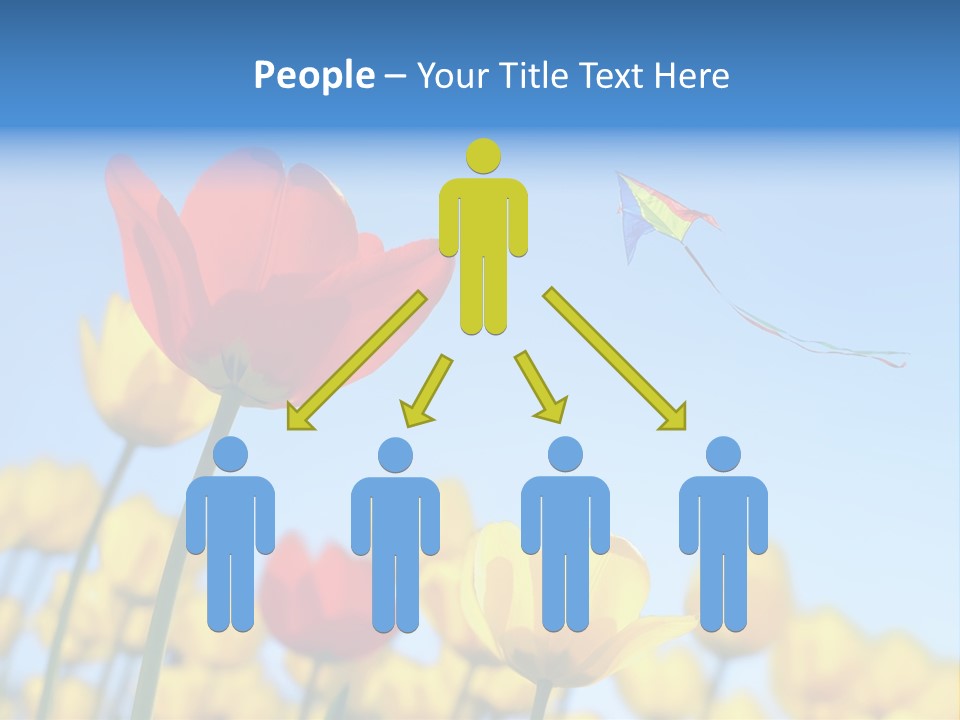 Freedom Gardening Flower PowerPoint Template