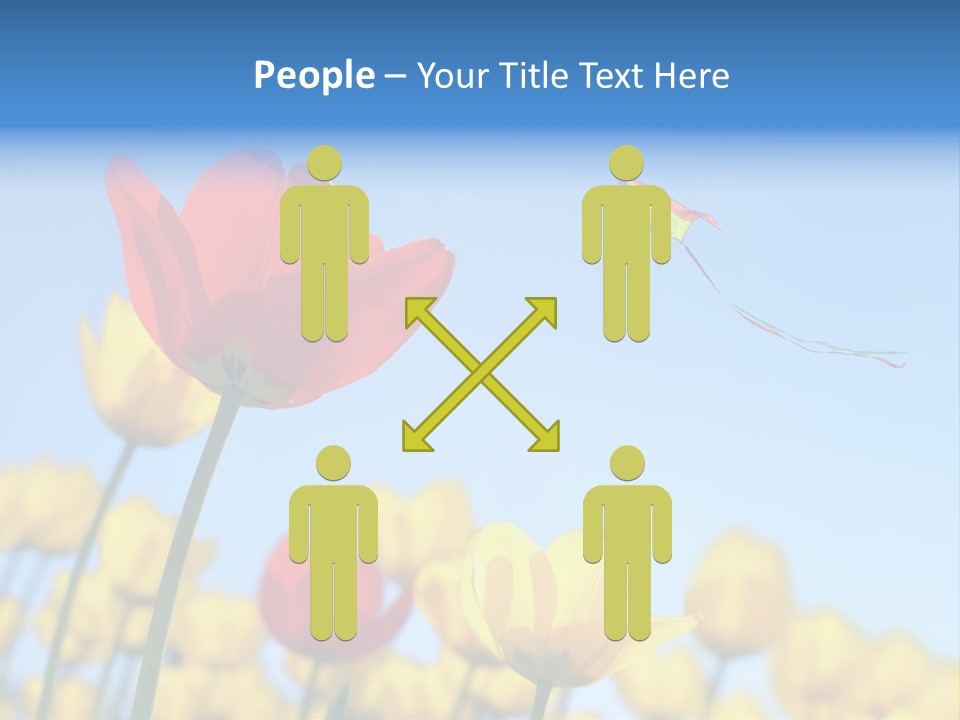 Freedom Gardening Flower PowerPoint Template