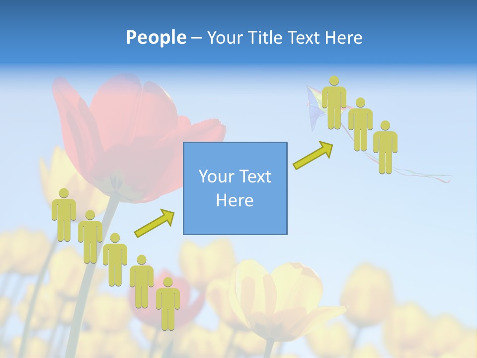 Freedom Gardening Flower PowerPoint Template