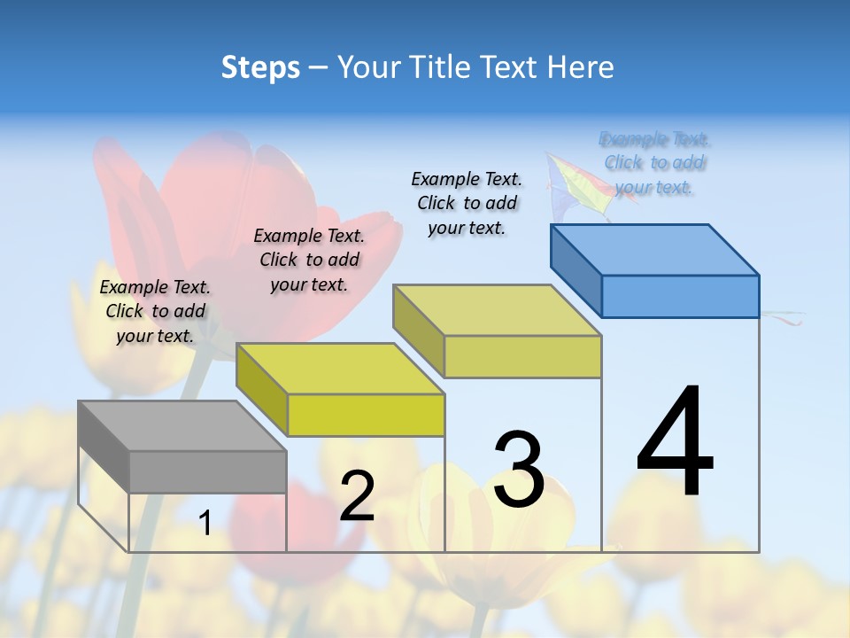 Freedom Gardening Flower PowerPoint Template
