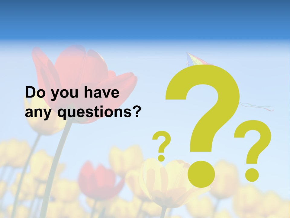 Freedom Gardening Flower PowerPoint Template